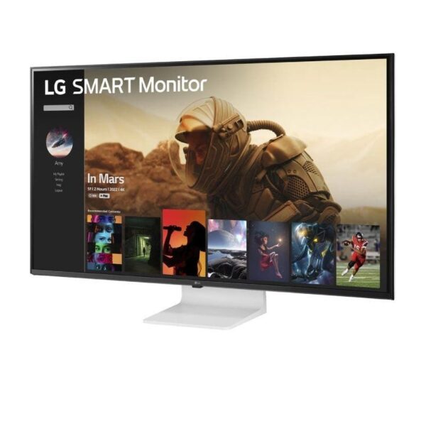 Smart Monitor LG 43SQ700S-W 42.5"/ 4K/ Multimedia/ Smart TV/ Blanco - Imagen 2
