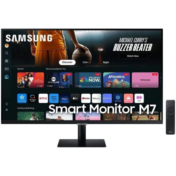 Smart Monitor Samsung M7 S32DM700UU 32"/ 4K/ Multimedia/ Smart TV/ Negro 8806095545257 LS32DM700UUXEN SAM-M S32DM700UU