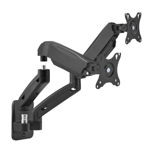 Soporte de Pared para 2 Monitores o TV Aisens WT32TSR-225/ Giratorio/ Inclinable/ hasta 9kg - Imagen 2