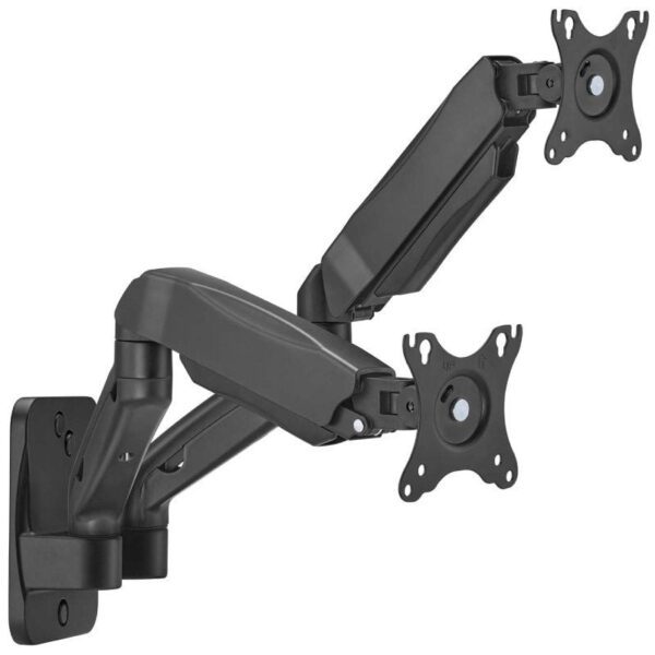 Soporte de Pared para 2 Monitores o TV Aisens WT32TSR-225/ Giratorio/ Inclinable/ hasta 9kg 8436574709742 WT32TSR-225 AIS-SOPORTE WT32TSR-225
