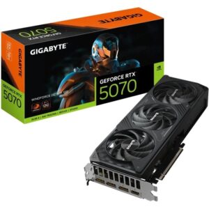 Tarjeta Gráfica Gigabyte GeForce RTX 5070 WindForce OC SFF 12G/ 12GB GDDR7 4719331355715 9VN5070WO-00-G10 GIG-GF RTX5070 WINF OCSFF12G