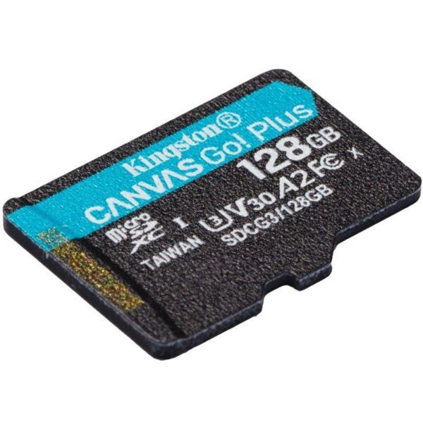Tarjeta de Memoria Kingston CANVAS Go! Plus 128GB microSD XC/ Clase 10/ 170MBs - Imagen 2