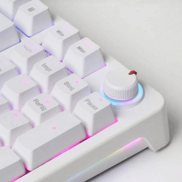 Teclado Gaming Mecánico Mars Gaming MKPROBES/ Switch Azul/ Blanco - Imagen 3