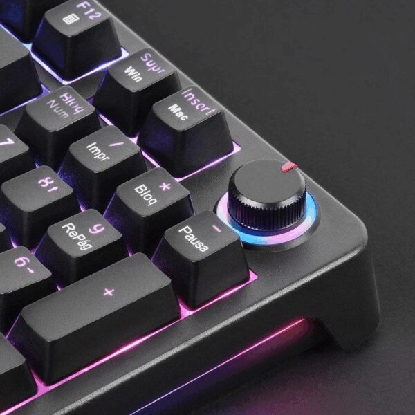 Teclado Gaming Mecánico Mars Gaming MKPROYES/ Switch Amarillo - Imagen 3