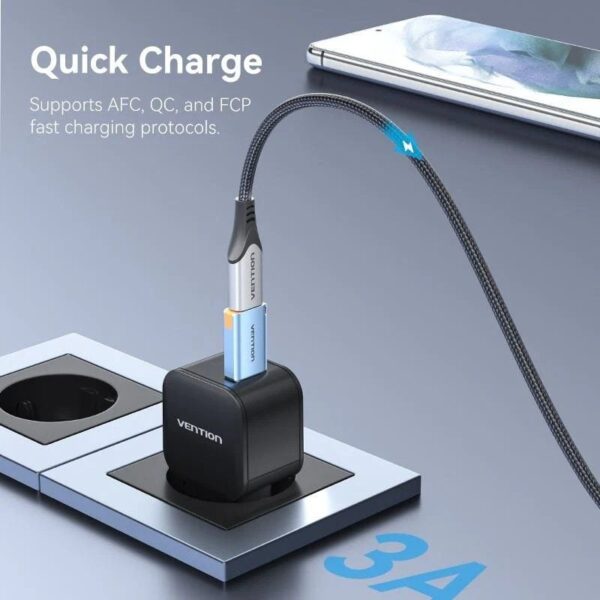 Adaptador USB 3.1 Vention CUAH0/ USB Tipo-C Hembra - USB Macho/ Azul - Imagen 4