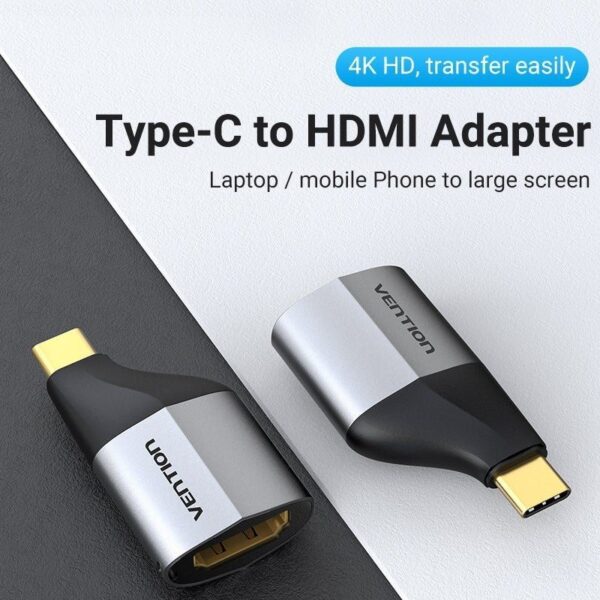 Adaptador USB Tipo-C Vention TCAH0/ USB Tipo-C Macho - HDMI Hembra - Imagen 2
