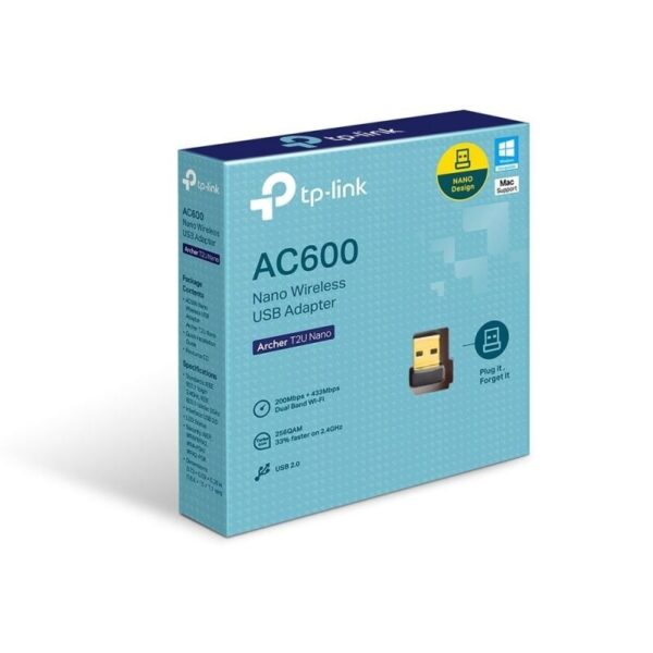 Adaptador USB - WiFi TP-Link Archer T2U Nano/ 600Mbps - Imagen 2