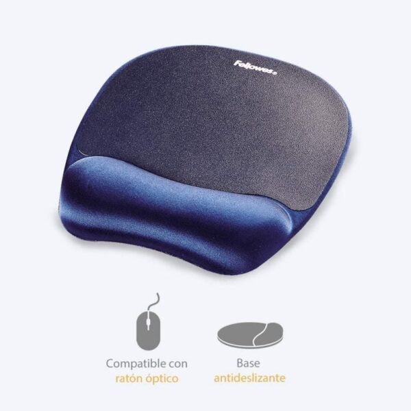 Alfombrilla Ergonómica Fellowes 9172801/ 20 x 196 x 230mm/ Azul - Imagen 3