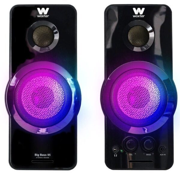 Altavoces Woxter Big Bass 95 RGB/ 20W/ 2.0 - Imagen 2