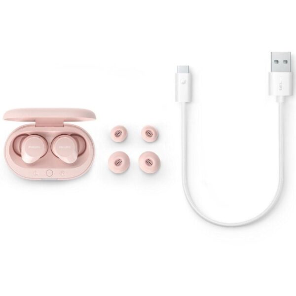 Auriculares Bluetooth Philips TAT1209 con estuche de carga/ Autonomía 6h/ Rosas - Imagen 5