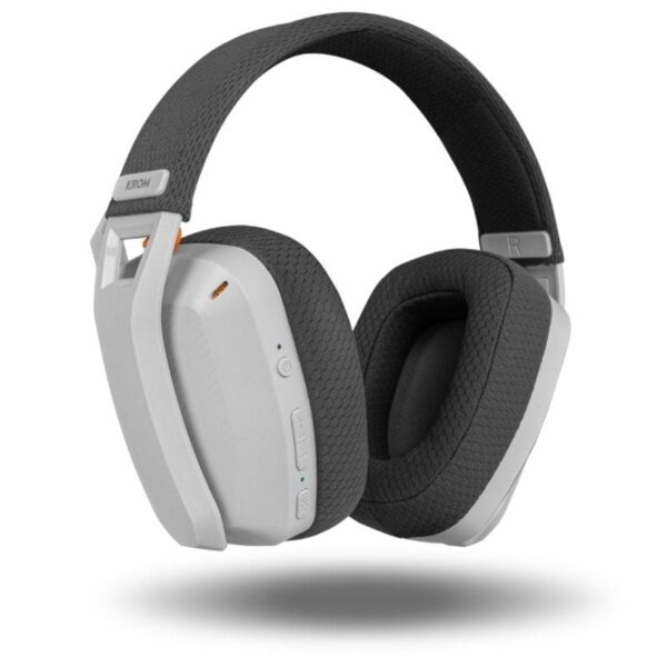 Auriculares Gaming Inalámbricos con Micrófono Krom Kanji/ Bluetooth/ USB 2.0/ Blancos - Imagen 2