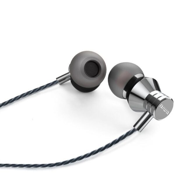 Auriculares Intrauditivos Aiwa ESTM-50SL/ con Micrófono/ Jack 3.5/ Plateados - Imagen 2
