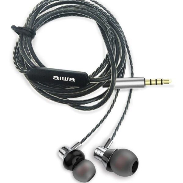 Auriculares Intrauditivos Aiwa ESTM-50SL/ con Micrófono/ Jack 3.5/ Plateados - Imagen 3