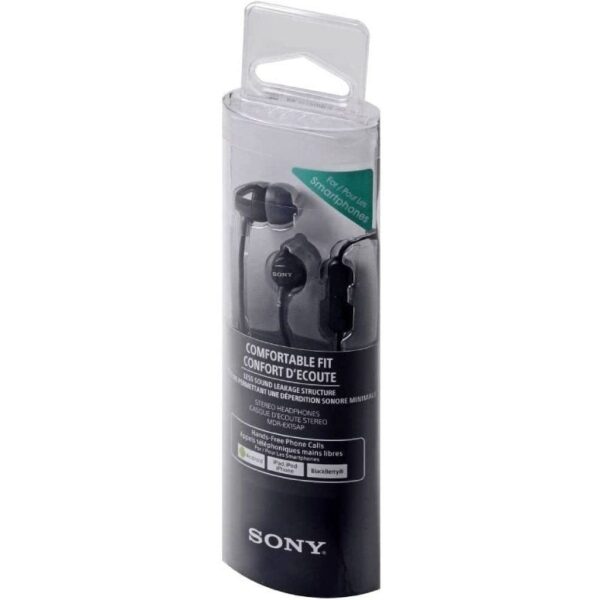 Auriculares Intrauditivos Sony MDR-EX15AP/ con Micrófono/ Jack 3.5/ Negros - Imagen 2