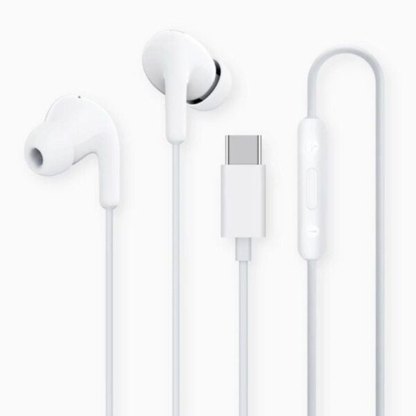 Auriculares Intrauditivos Xiaomi Earphones Tipo-C/ con Micrófono/ USB Tipo-C/ Blancos - Imagen 3