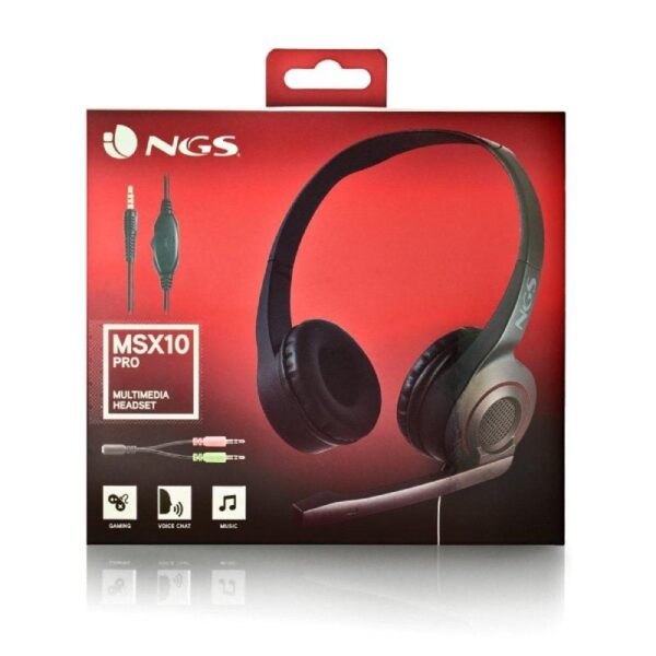 Auriculares NGS MSX 10 Pro/ con Micrófono/ Jack 3.5/ Negros - Imagen 5