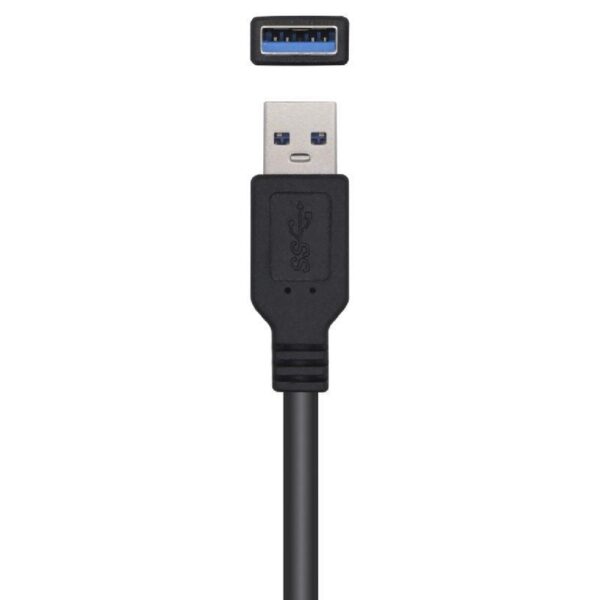 Cable Alargador USB 3.0 con Amplificador Aisens A105-0525/ USB Macho - USB Hembra/ Hasta 9W/ 625Mbps/ 5m/ Negro - Imagen 3