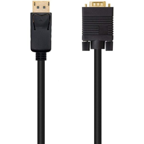 Cable Conversor Nanocable 10.15.4402/ DisplayPort Macho - VGA Macho/ 2m/ Negro - Imagen 2