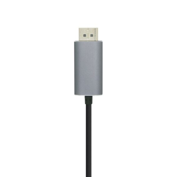 Cable DisplayPort Aisens A109-0395/ USB Tipo-C Macho - DisplayPort Macho/ Hasta 27W/ 1250Mbps/ 1.8m/ Negro - Imagen 2