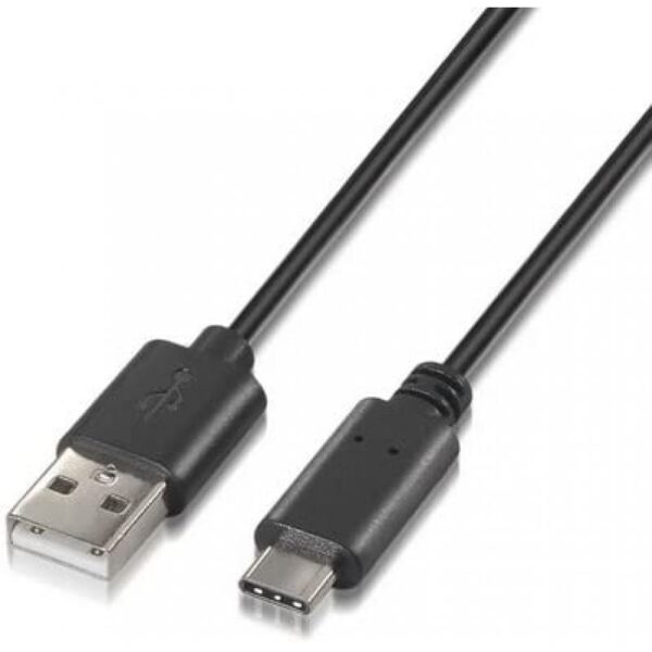 Cable USB 2.0 Tipo-C Nanocable 10.01.2100/ USB Tipo-C Macho - USB Macho/ 50cm/ Negro - Imagen 4