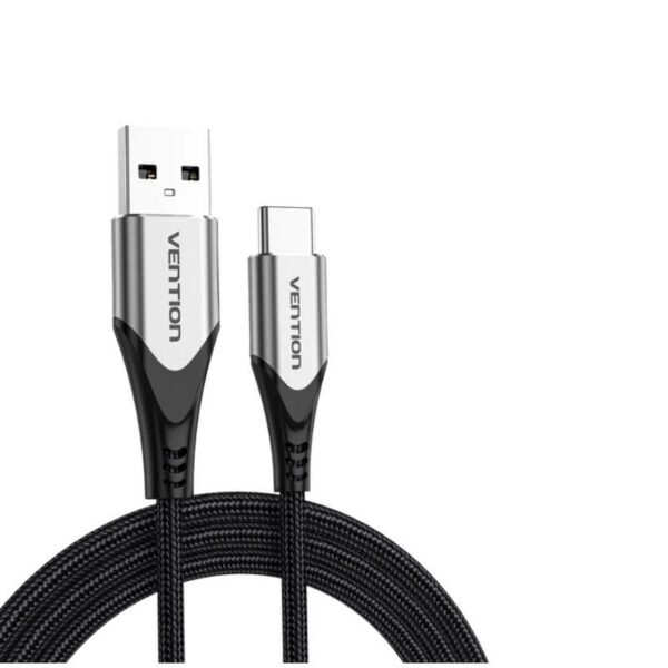 Cable USB 2.0 Tipo-C Vention CODHF/ USB Macho - USB Tipo-C Macho/ Hasta 60W/ 480Mbps/ 1m/ Gris - Imagen 2
