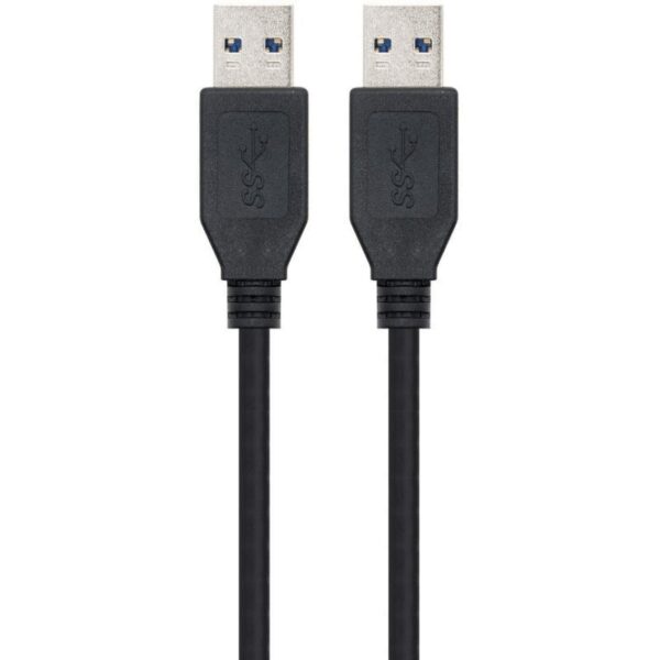 Cable USB 3.0 Nanocable 10.01.1002-BK/ USB Macho - USB Macho/ 2m/ Negro - Imagen 3