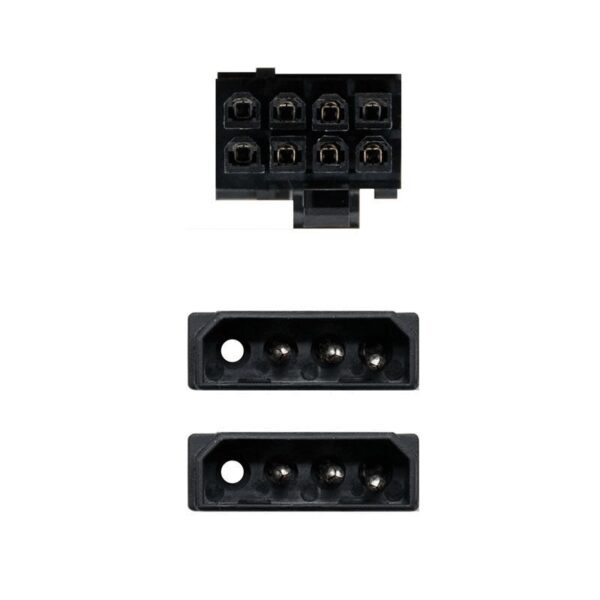Cable de Alimentación Tarjeta Gráfica Nanocable 10.19.1201/ 2x Molex Macho - 6+2 PIN Macho/ 20cm - Imagen 2