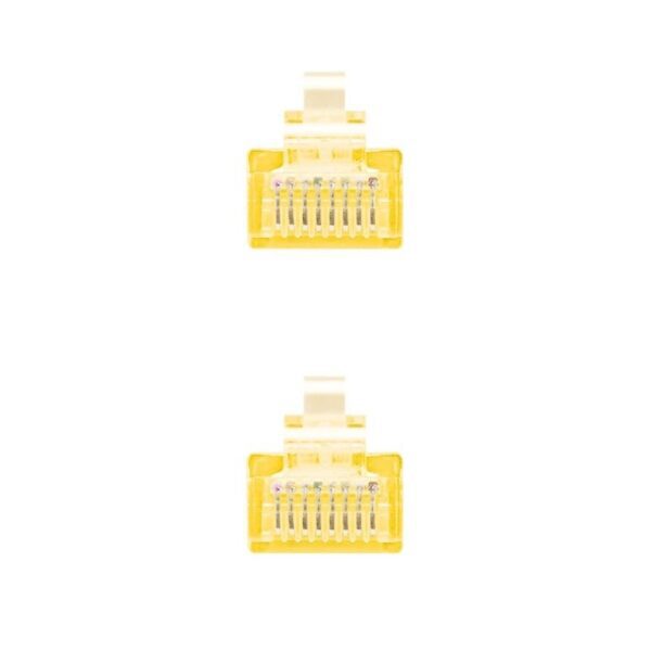 Cable de Red RJ45 AWG24 UTP Nanocable 10.20.0401-Y Cat.6/ 1m/ Amarillo - Imagen 3