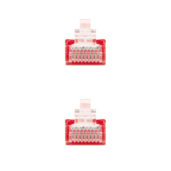 Cable de Red RJ45 UTP Nanocable 10.20.0401-R Cat.6/ 1m/ Rojo - Imagen 3