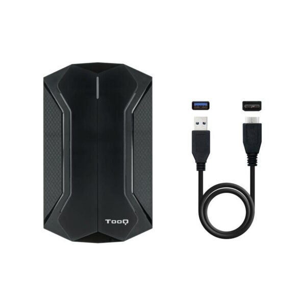 Caja Externa Gaming para Disco Duro de 2.5" TooQ TQE-2599RGB/ USB 3.1/ Sin tornillos - Imagen 3