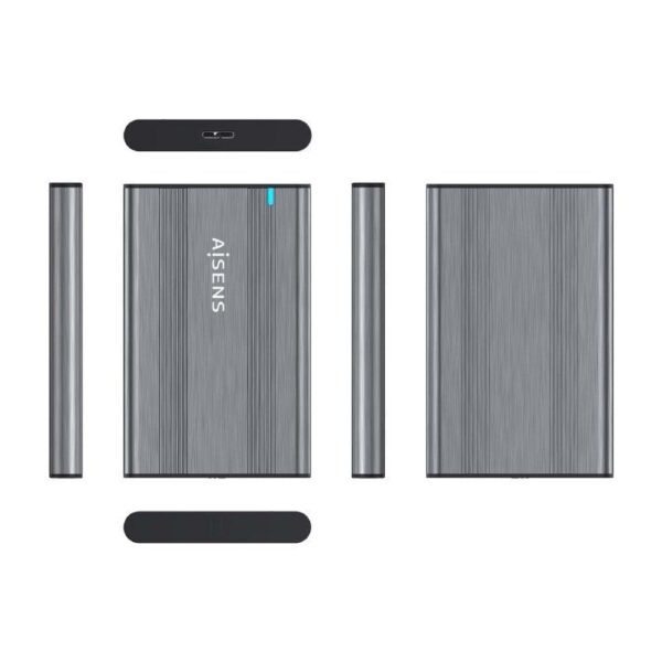 Caja Externa para Disco Duro de 2.5" Aisens ASE-2526GR/ USB 3.1/ Sin tornillos - Imagen 3