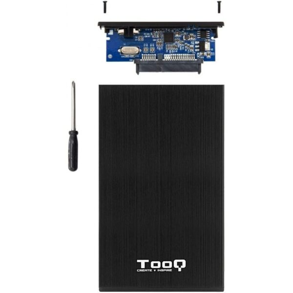Caja Externa para Disco Duro de 2.5" TooQ TQE-2527B/ USB 3.1 - Imagen 3