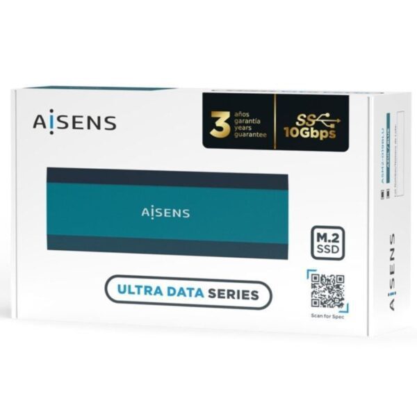Caja Externa para Disco SSD M.2 SATA/NVMe Aisens ASM2-019BLU/ USB 3.1/ Sin tornillos - Imagen 5