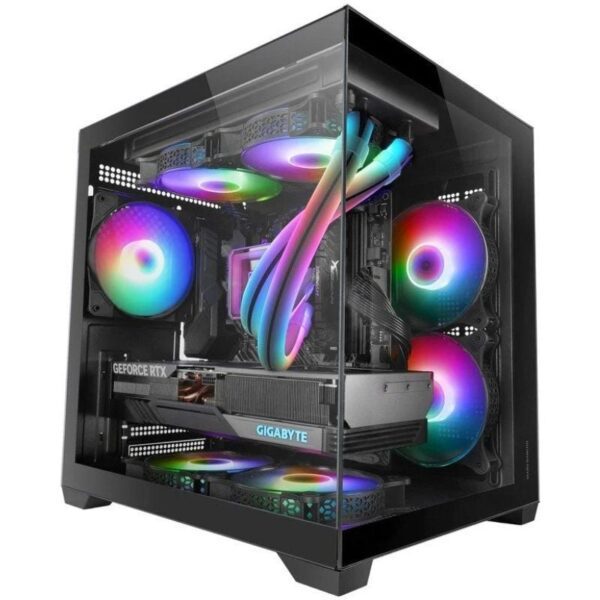 Caja Gaming Minitorre Mars Gaming MC-VIEW2/ Negra 8435693109587 MCVIEW2 TAC-CAJA MC-VIEW2 BK