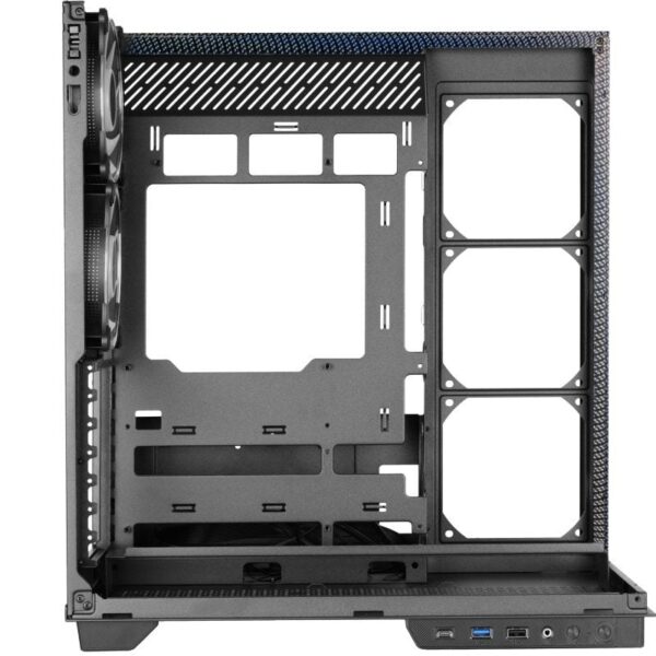 Caja Gaming Torre Mars Gaming MC-3GFPRO/ Cristal Cromado - Imagen 4