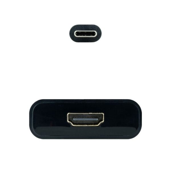 Conversor Nanocable 10.16.4102-BK/ USB Tipo-C Macho - HDMI Hembra/ 15cm/ Negro - Imagen 3