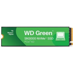 Disco SSD Western Digital WD Green SN3000 1TB/ M.2 2280 PCIe/ Full Capacity 718037907154 WDS100T4G0E WD-SSD WD GREEN SN3000 1TB