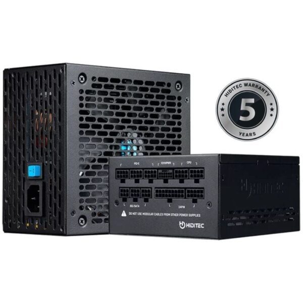 Fuente de Alimentación Hiditec GDX750 V2/ 750W/ Ventilador 14cm/ ATX 3.0/ PCIe 5.0/ 80 Plus Gold 8436545693506 PSU010039 HID-FUENTE 750W GDX750V2 G