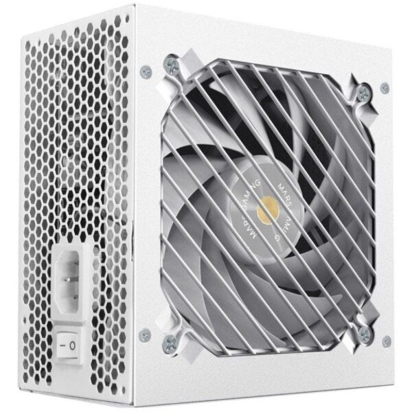 Fuente de Alimentación Mars Gaming MPB1000PSI/ 1000W/ Ventilador 14cm/ 80 Plus Gold/ Blanca - Imagen 2