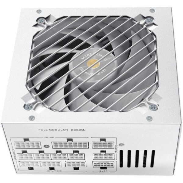 Fuente de Alimentación Mars Gaming MPB1000PSI/ 1000W/ Ventilador 14cm/ 80 Plus Gold/ Blanca - Imagen 3