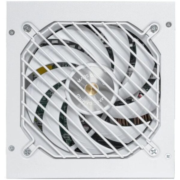 Fuente de Alimentación Mars Gaming MPB1000PSI/ 1000W/ Ventilador 14cm/ 80 Plus Gold/ Blanca - Imagen 4