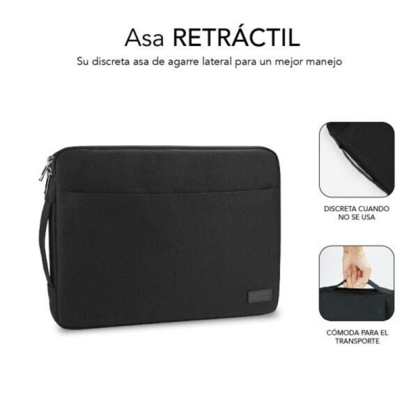 Funda Subblim Urban Laptop Sleeve para Portátiles hasta 15.6"/ Negra - Imagen 4