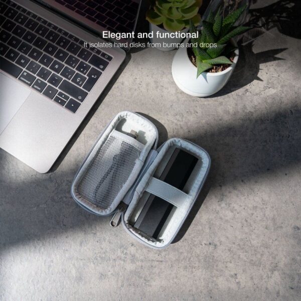Funda para Disco Externo M2 TooQ TQBC-M201G/ Gris - Imagen 3