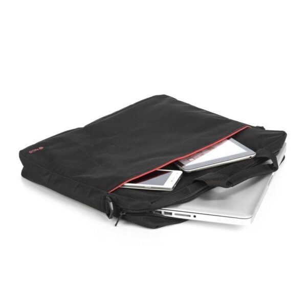 Maletín Monray Enterprise para Portátiles hasta 15.6"/ Negro/ Rojo - Imagen 2