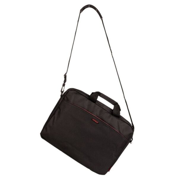 Maletín Monray Enterprise para Portátiles hasta 15.6"/ Negro/ Rojo - Imagen 3