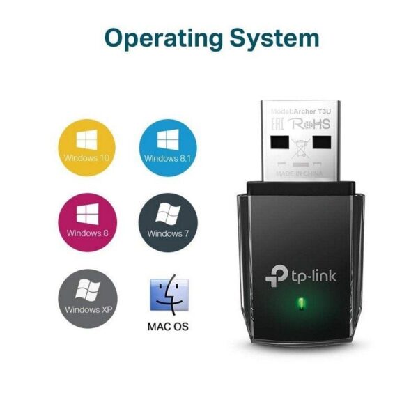 Mini Adaptador USB - WiFi TP-Link Archer T3U AC1300/ 1300Mbps - Imagen 3