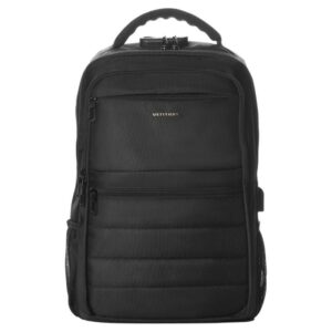 Mochila Vention KRKB0 para Portátiles hasta 17"/ Impermeable/ Puerto USB/ Antirrobo/ Negra 6922794782693 KRKB0 VEN-MOCHILA KRKB0