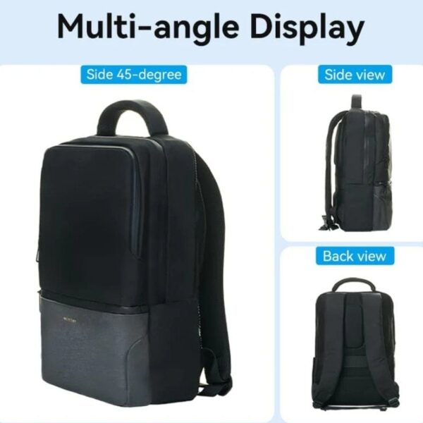 Mochila Vention KRPB0 para Portátiles hasta 15.6"/ 18L/ Impermeable/ Negra - Imagen 2