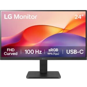 Monitor Curvo LG 24U421A-B 23.8"/ Full HD/ Negro 8806096323816 24U421A-B.AEUQ LG-M 24U421A-B