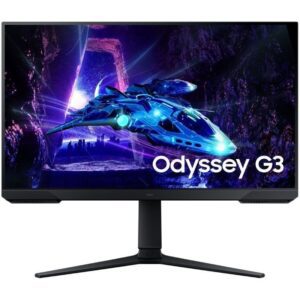 Monitor Gaming Samsung Odyssey G3 S24DG304EU/ 24"/ Full HD/ 1ms/ 180Hz/ VA/ Regulable en altura/ Negro 8806095565576 LS24DG304EUXEN SAM-M S24DG304EU